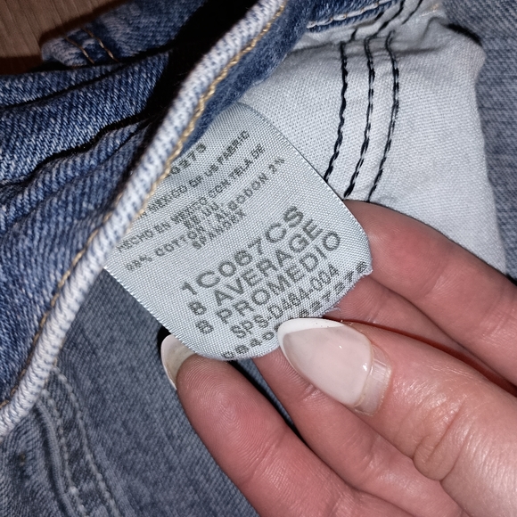 Women's Retro Minimalist Size 8 Vintage High Waisted Classic Blue Jeans - Picture 2 of 3